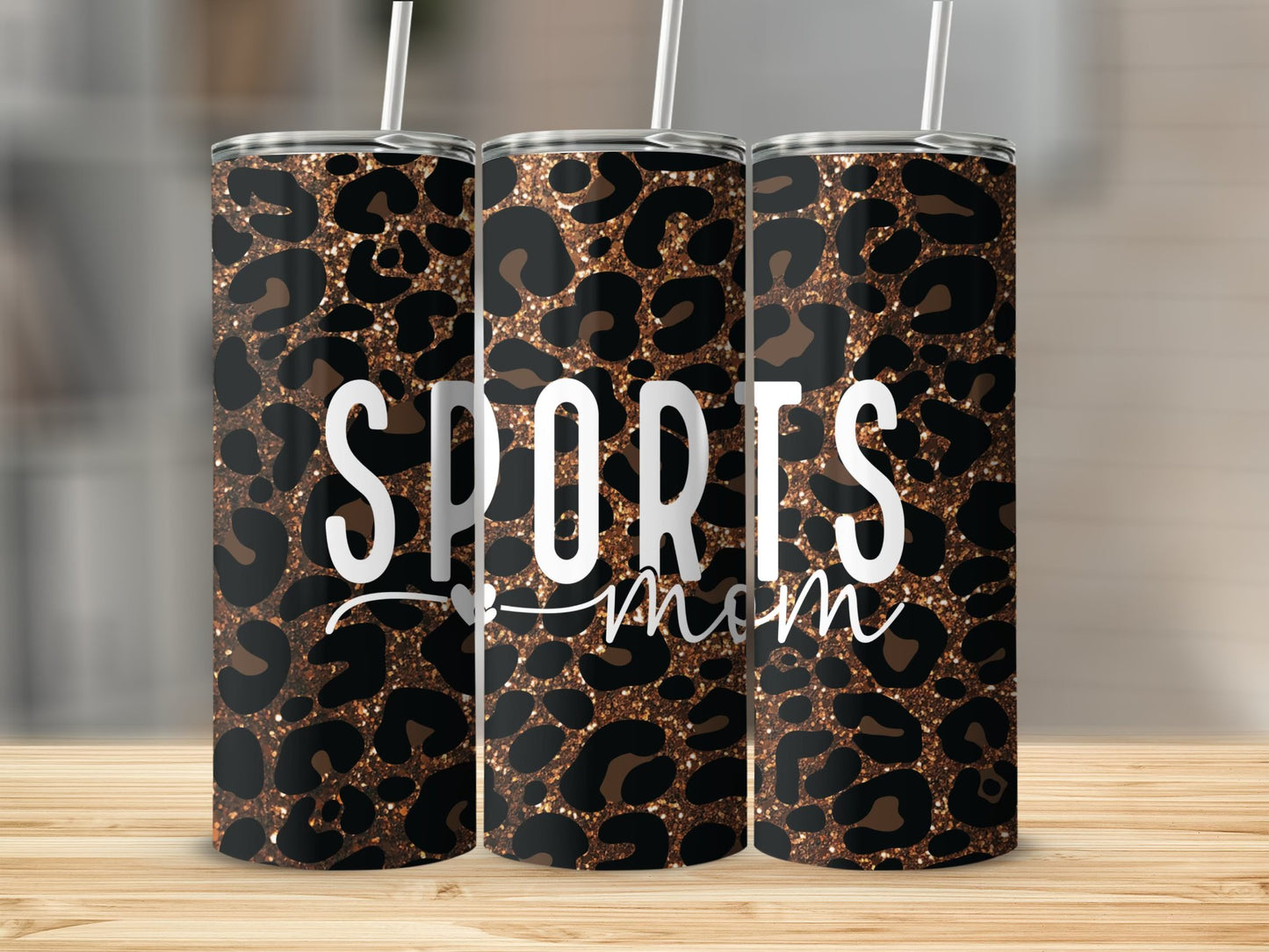 Leopard Sports Mama 20oz