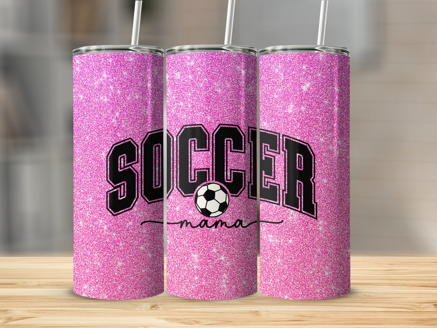 Pink Soccer Mom 20oz
