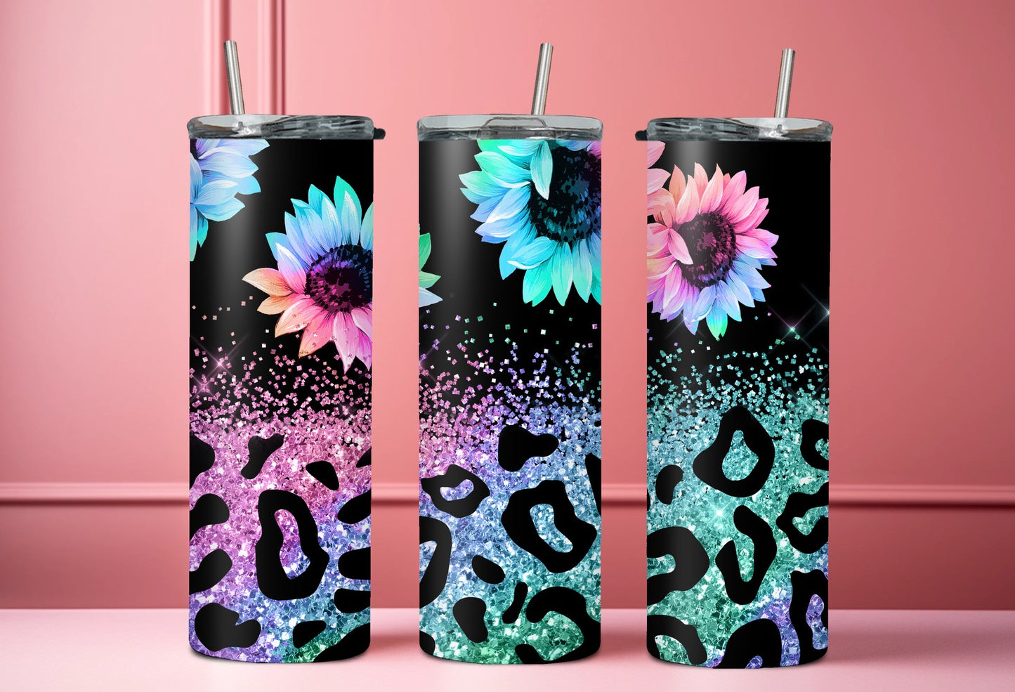Floral Glitter 20oz