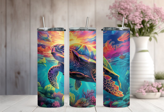 Sunset Turtle 20oz