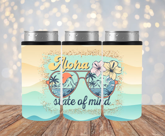 Beach Aloha 12oz Can Cooler
