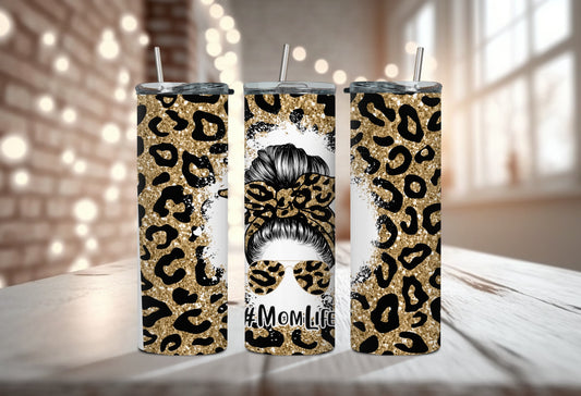 Gold Glitter MomLife 20oz