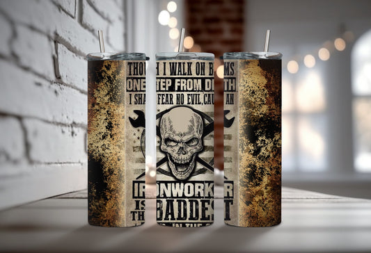 Iron worker Skull 20oz
