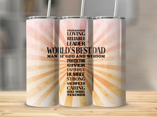 Worlds Best Dad 20oz