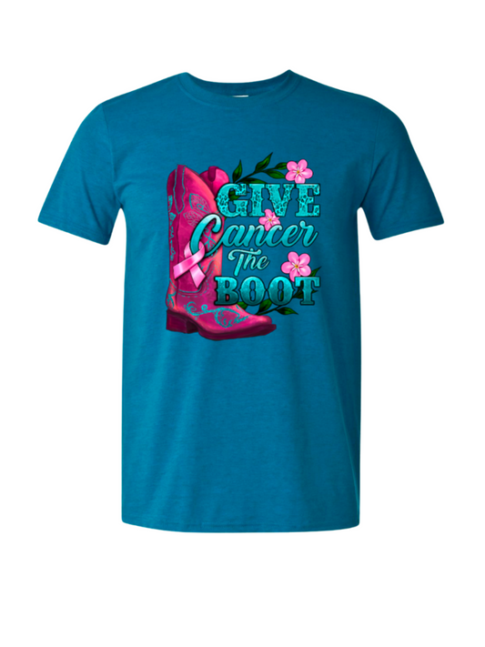 Give Cancer The Boot Tee