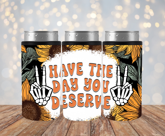 Sunflower Day 12oz Can Cooler