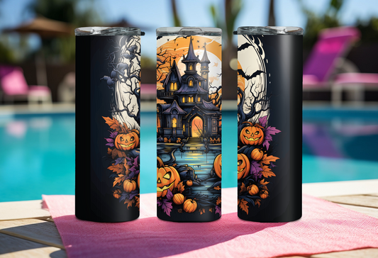 Haunted Pumpkin House 20oz